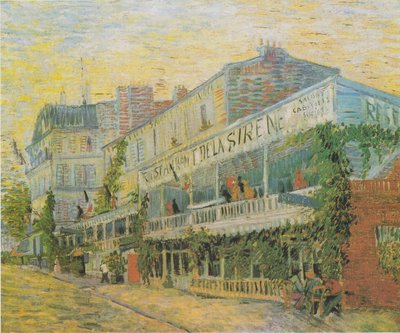 The Restaurant de la Sirène in Asnières by Vincent van Gogh